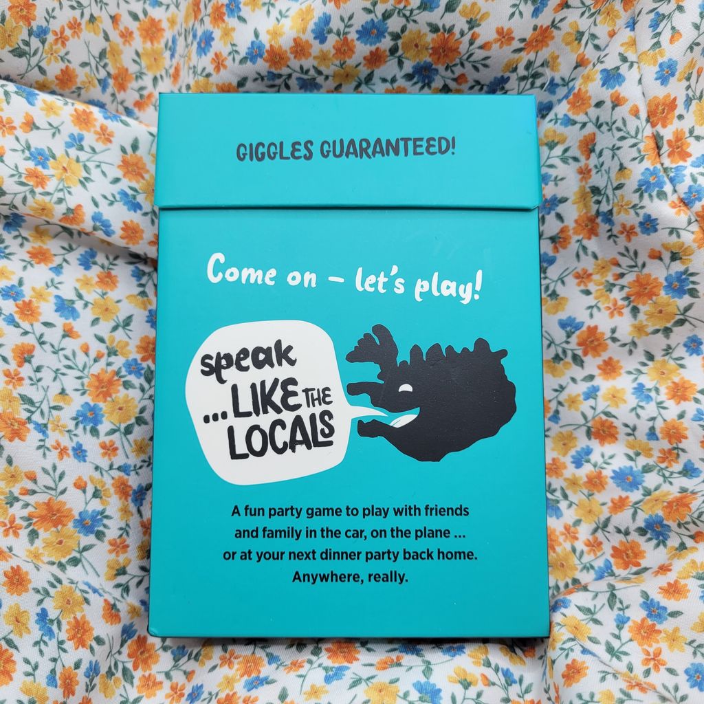 Speak like the Locals. Fun party game