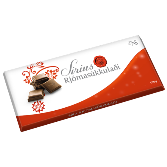 Síríus Pure Chocolate / Rjómasúkkulaði 150 gr
