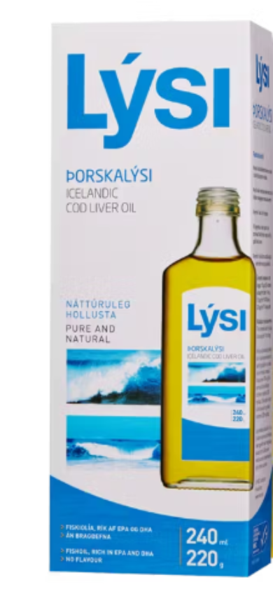Lýsi Cod liver oil / Þorskalýsi 240 ml