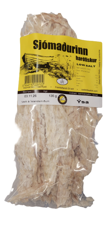 Traditional Dried Fish Haddock Fillets / Harðfiskur Ýsa 135 gr