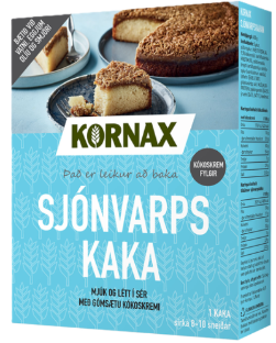 Kornax TV Cake Mix / Sjónvarpskaka 450 gr