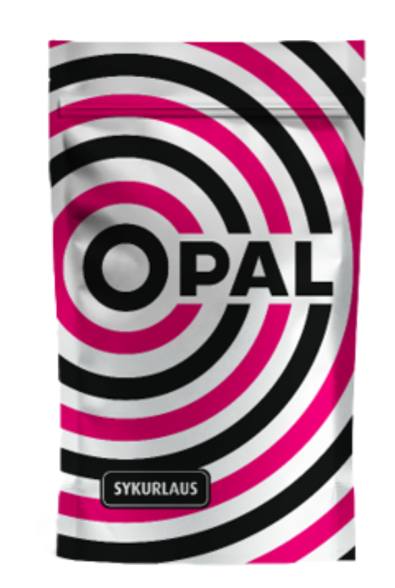 Nóa Opal Raspberry & Sugar Free Salty Licorice / Sykurlaus hindberja & saltlakkrís poki 100 gr
