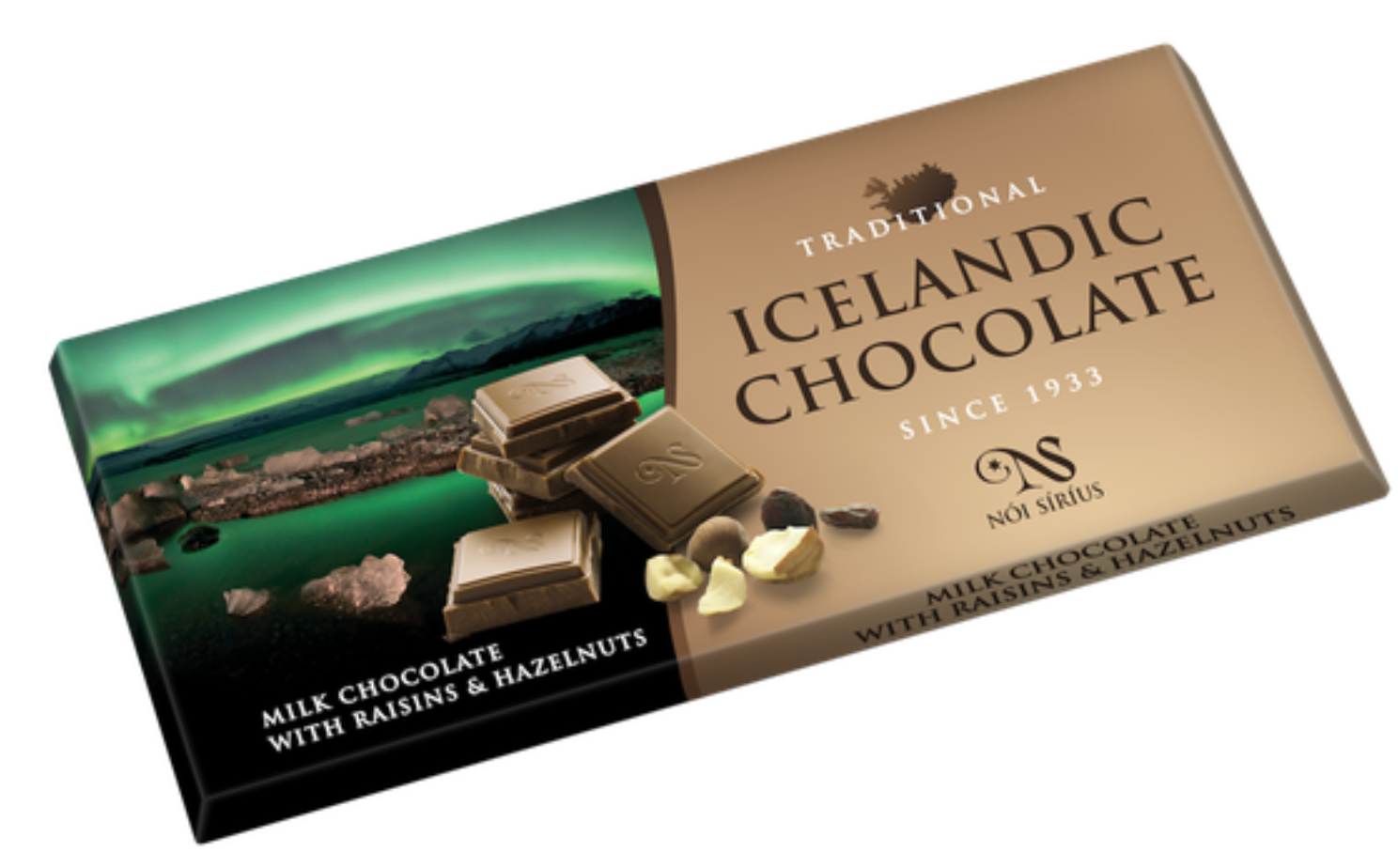 Icelandic Chocolate Raisins & Hazelnuts 100 gr