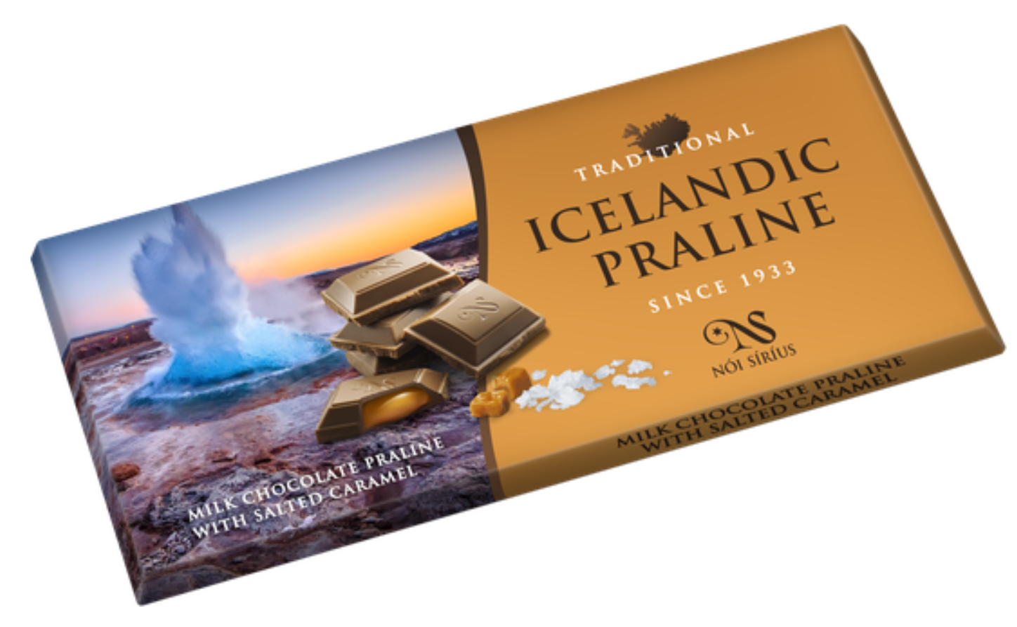 Icelandic Chocolate Praline Salted Caramel 100 gr