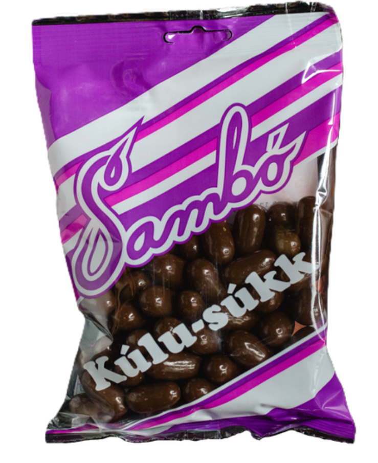 Sanbó Liquorice Coated With Milk Chocolate / Lakkrís Kúlu súkk 130 gr