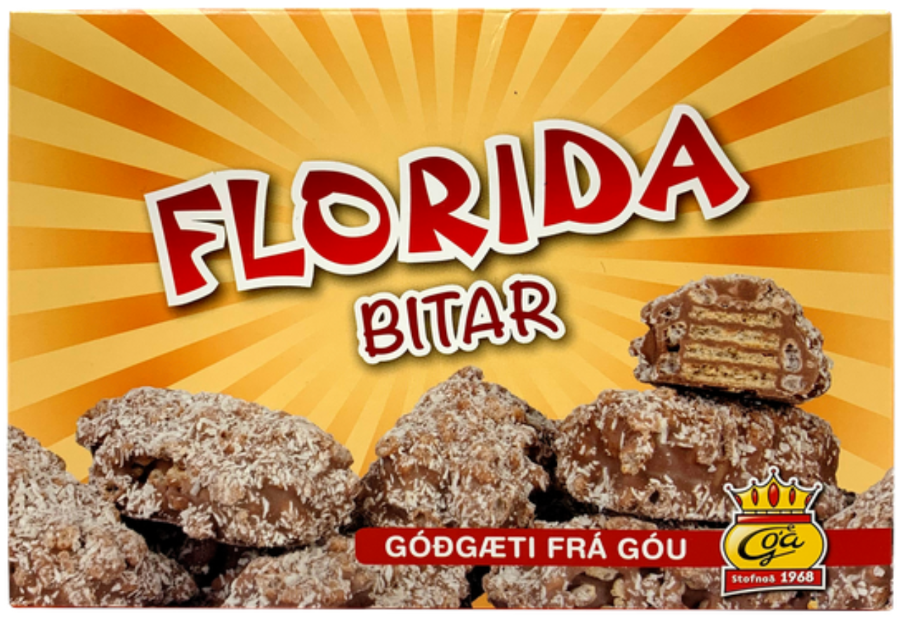 Góa Pieces With Milk Chocolate And Coconut Floridastyle / Floridabitar 200 gr