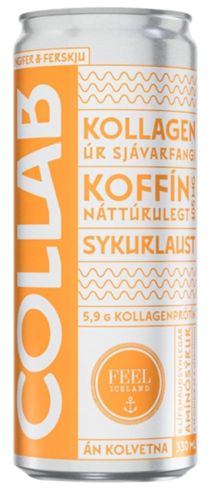 Collab Can Ginger & Peach / Engifer og ferskju 330 ml