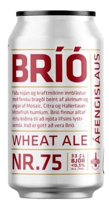 Bríó Wheat Ale 0,5% 330 ml