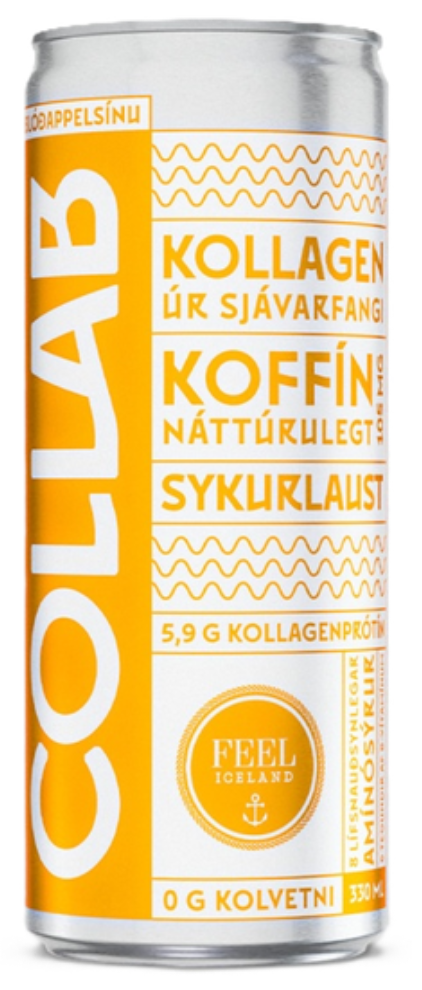Collab Can Of Blood Orange / Blóðappelsínu 330 ml