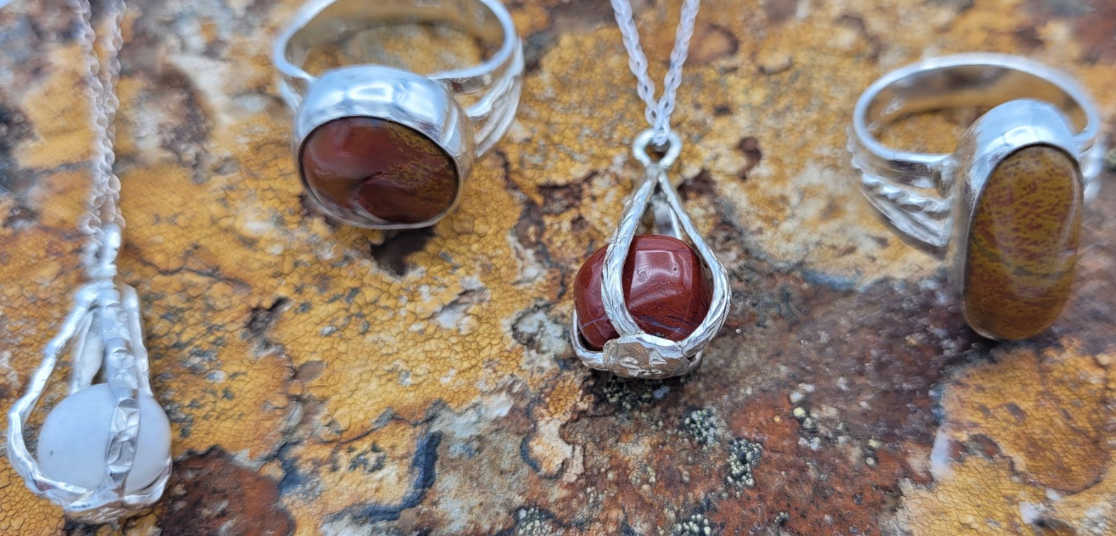 Handmade original Icelandic silver Jewelry
