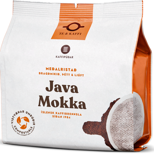 Te og Kaffi - Java Mokka Coffee Compostable  Pads 124 gr