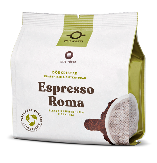 Te og Kaffi - Espresso Roma Compostable Coffee Pads 124 gr