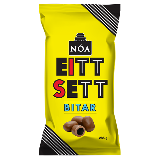 Nóa  Chocolate With Liquorice / Eitt sett  285 gr