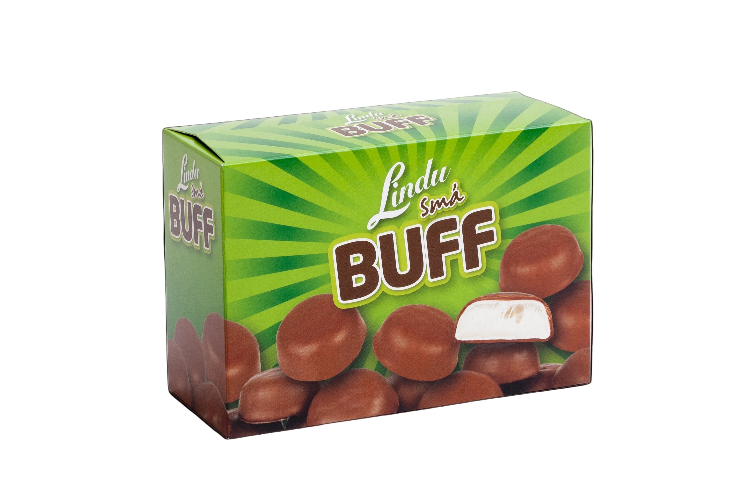 Lindu  Chocolate-Covered Marshmallows Bits  / Smá  buff   200 gr