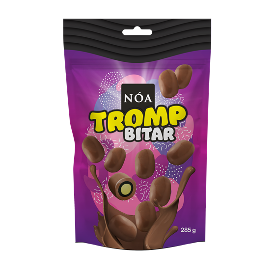 Nóa  Chocolate  Coated Liqorice With  Coconut Filling / Tromp bitar 285 gr