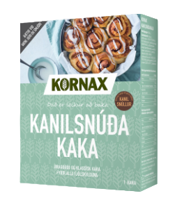 Kornax Cinnamon Roll Cake Mix / Kanilsnúðakaka  475 gr