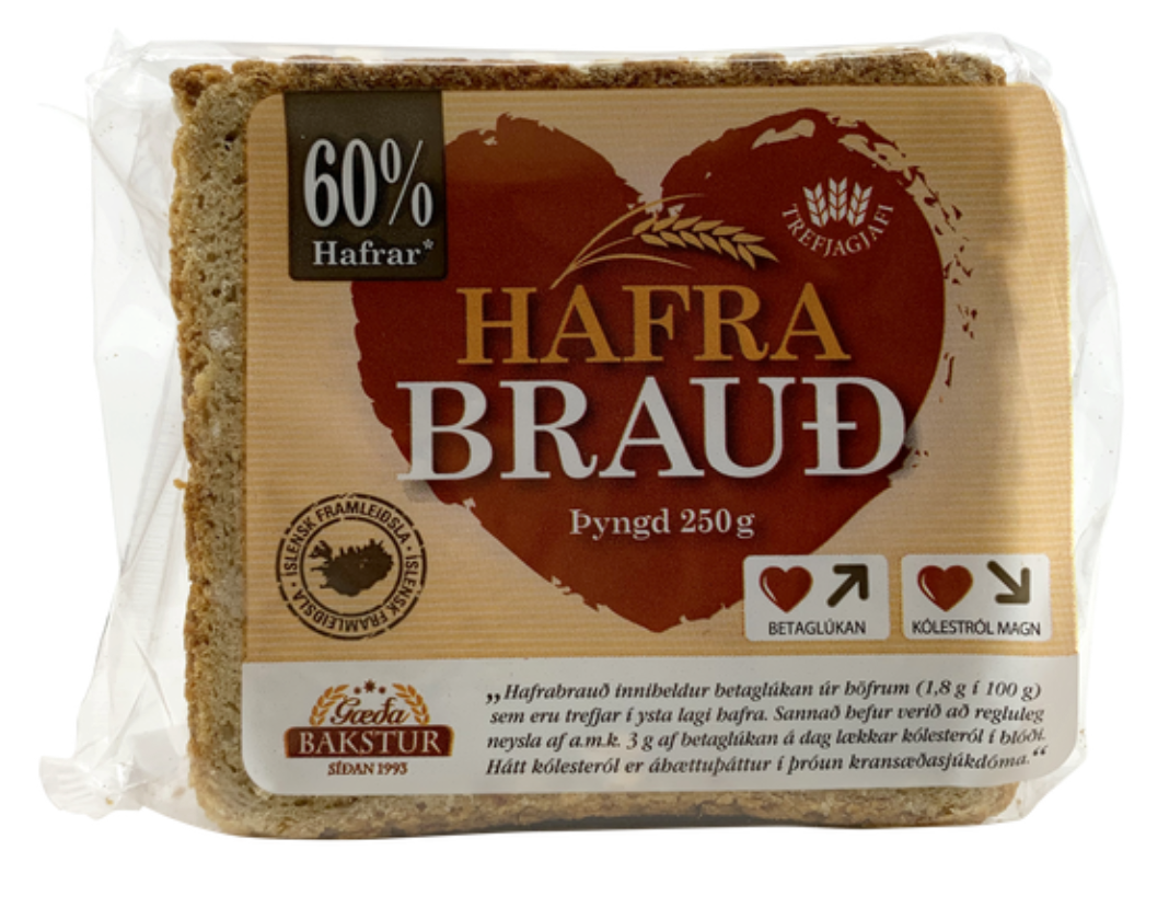 Oat Bread / Hafrabrauð  250 gr