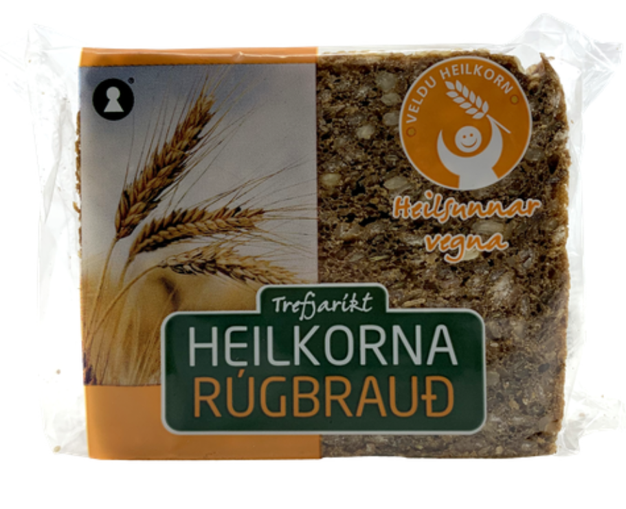 Whole Grain Rye Bread / Heilkorna rúgbrauð 250 gr