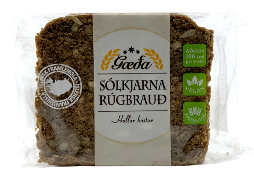 Sunflower Seed Rye Bread  / Sólkjarna rúgbrauð  230 gr