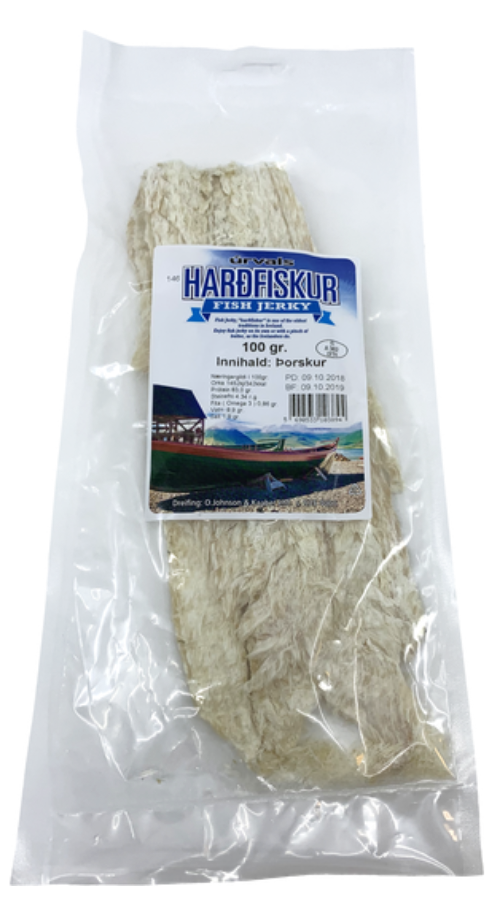 Cod Fish Jerky / Harðfiskur Þorskur 100 gr