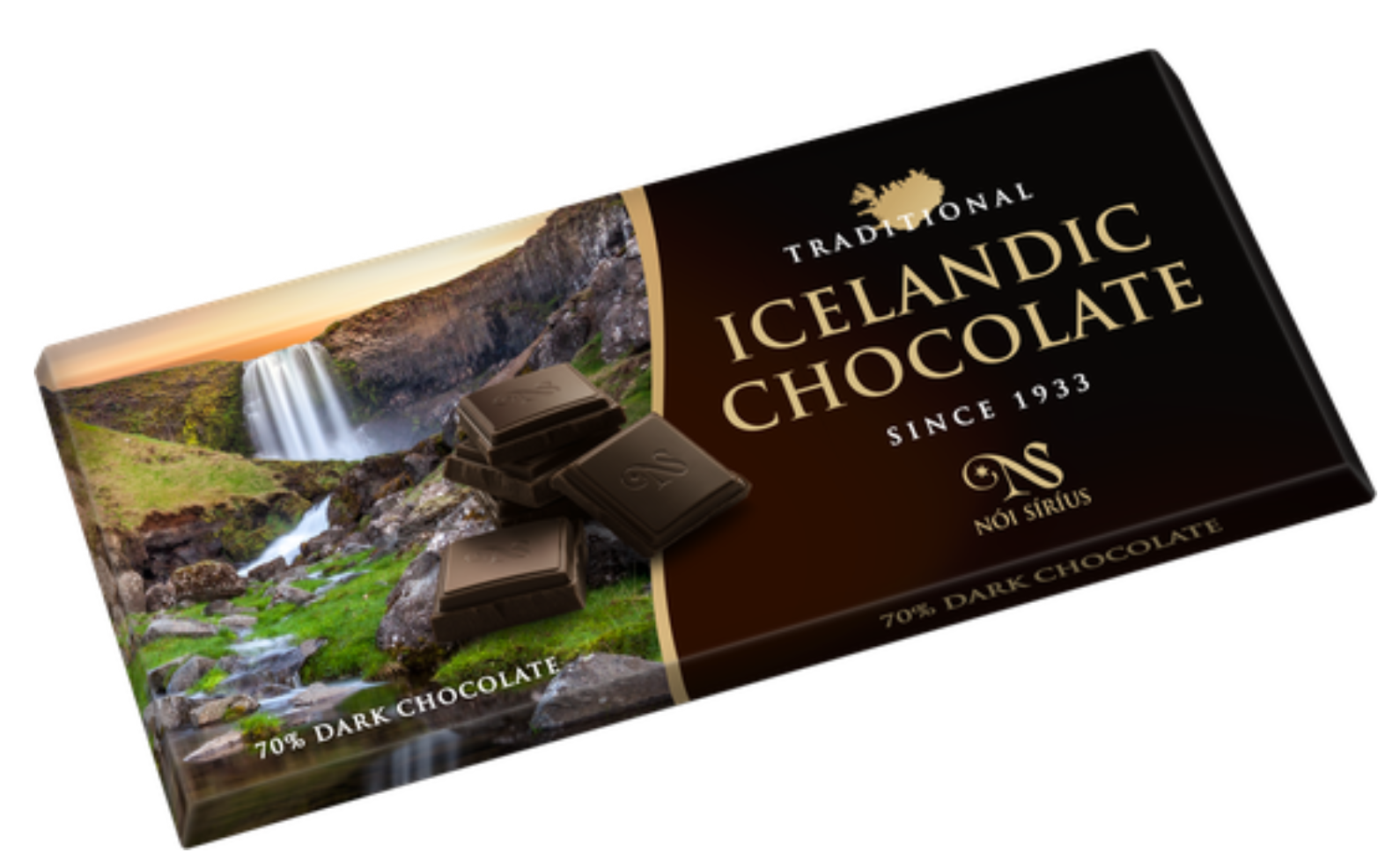 Icelandic Chocolate Dark 70%  100 gr