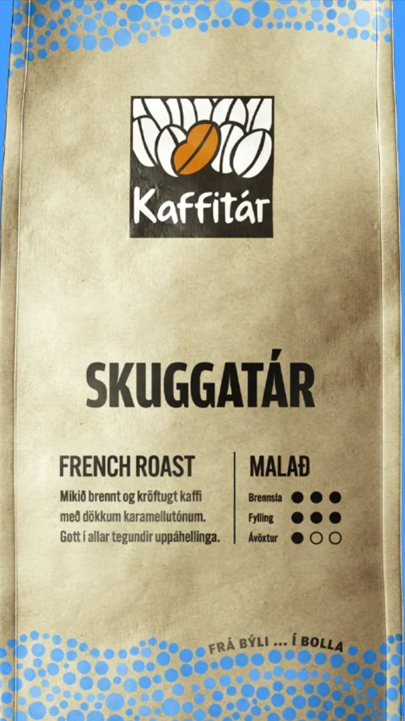 Skuggatár Ground Coffee French Roast  400 gr