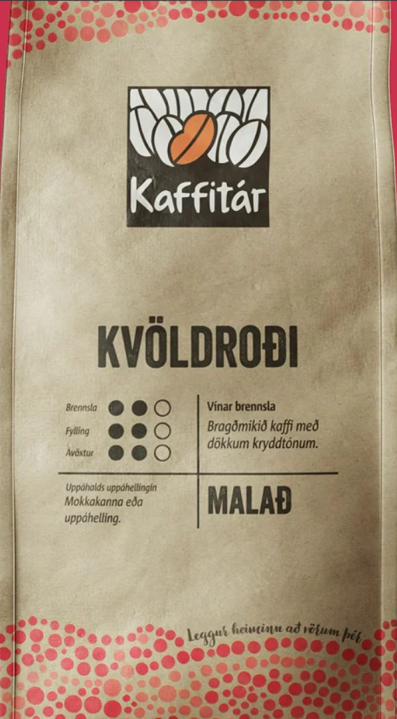 Kvöldroði Ground Coffee    400 gr