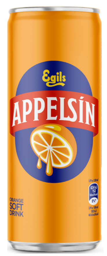 Egil's  Orange Can  / Egils appelsín  330 ml