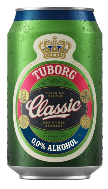 Tuborg Classic 0.0%    330 ml