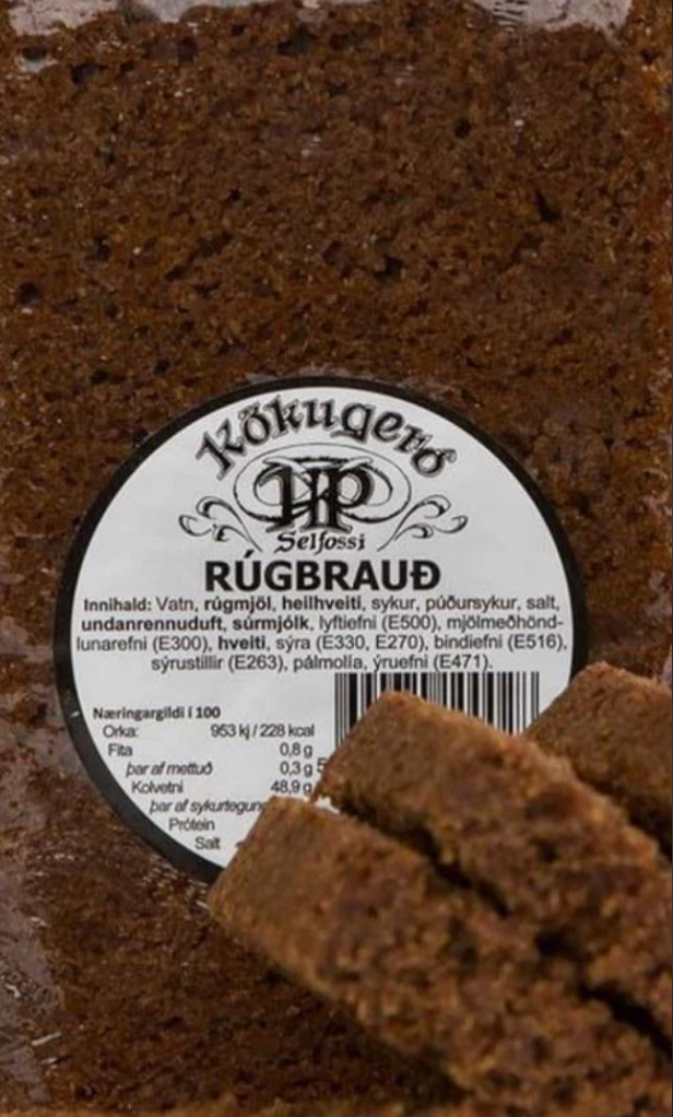 HP Rye bread / Rúgbrauð 400 gr