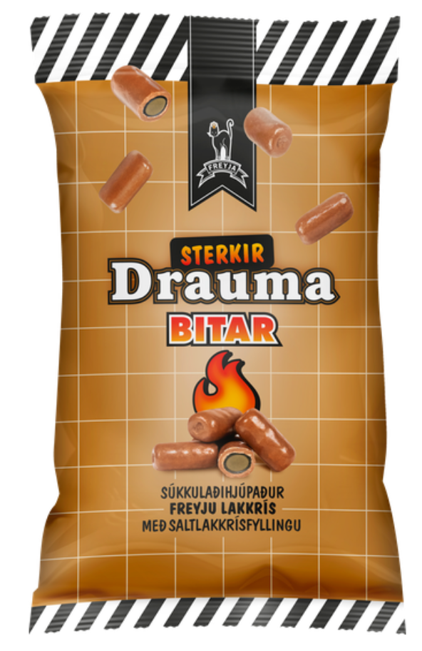 Freyja Chocolate And Liquorice  / Sterkir draumabitar 250 gr