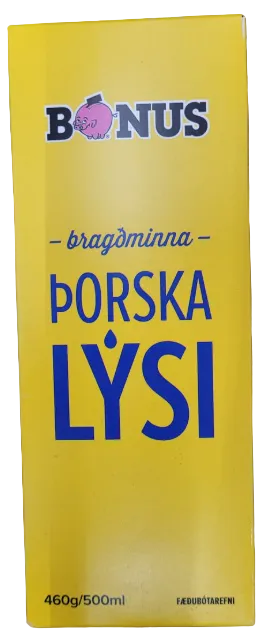 Lýsi Cod liver oil Reduced Flavour/ Bragðminna Þorskalýsi  500 ml