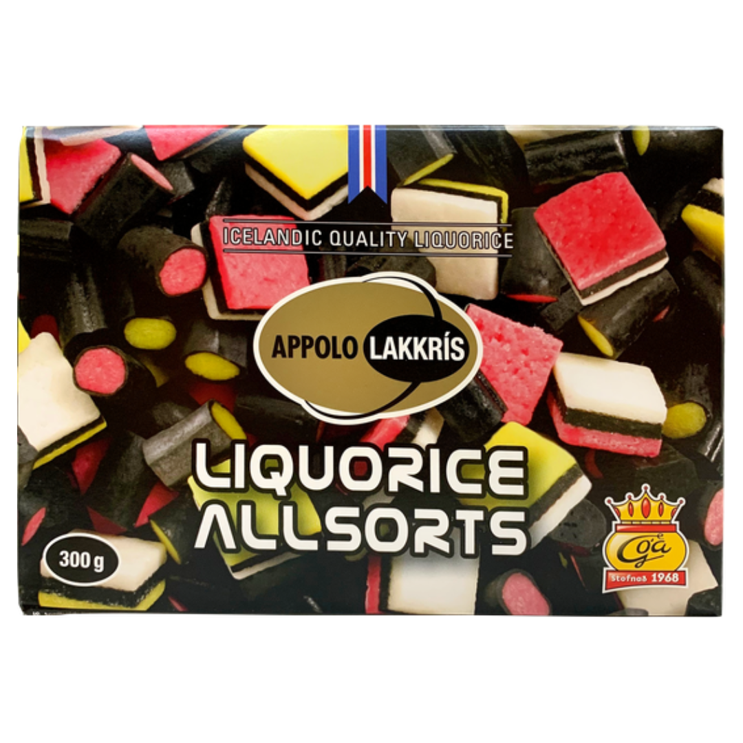 Góa Appolo Allsort Liquorice  300 gr